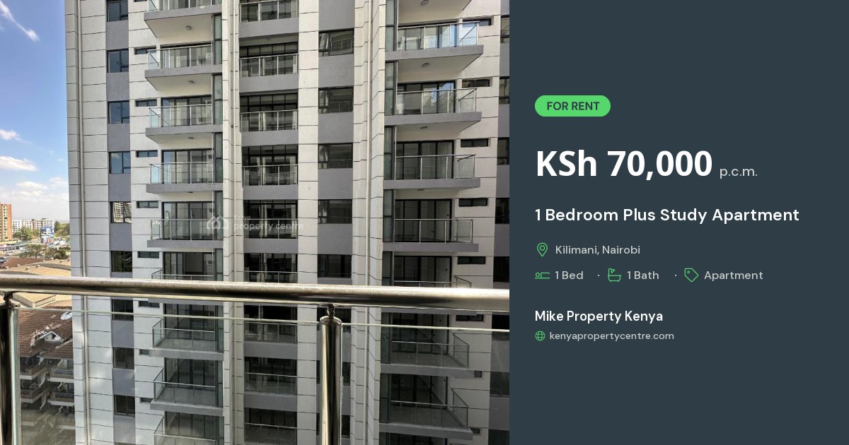 For Rent: 1 Bedroom Plus Study Apartment , Along Kindaruma Road ...