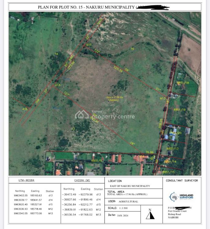 For Sale Plot No. 2 Is 3.4 Acres, Nakuru East, Nakuru Kenya Property