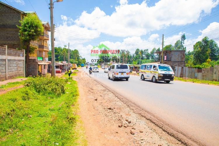 Prime Plot Fronting Tarmac, Thogoto, Kikuyu, Kiambu, Commercial Land for Rent