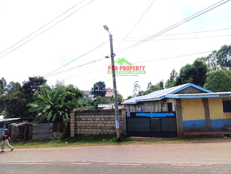 Prime Plot Fronting Tarmac, Mai a Ihii (alliance), Kikuyu, Kiambu, Commercial Land for Sale