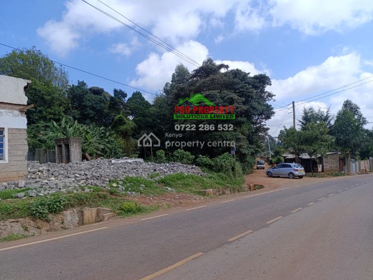 Prime Plot Fronting Tarmac, Mai a Ihii (alliance), Kikuyu, Kiambu, Commercial Land for Sale