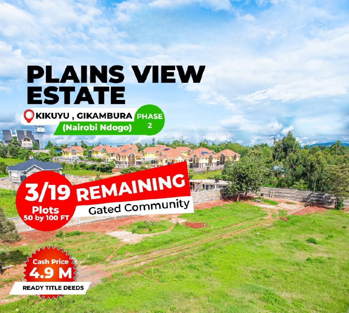 Fully Serviced and Build Ready 1/8-acre Plots, Nairobi Ndogo Estate, Gikambura, Kikuyu, Kiambu, Residential Land for Sale