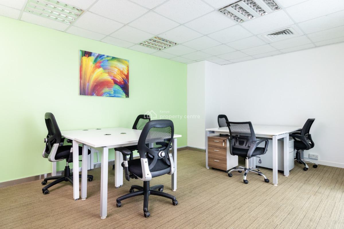 Open Plan Office Space for 15 Persons, Delta Corner 2, Oracle Tower, 13th Floor, Westlands, P.o Box 13796-008, Westlands, Nairobi, Office Space for Rent