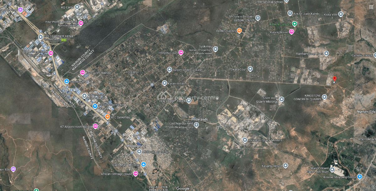 50-acre Industrial and Commercial Plot in Katani, Athi River, Katani, Syokimau/mulolongo, Machakos, Industrial Land for Sale