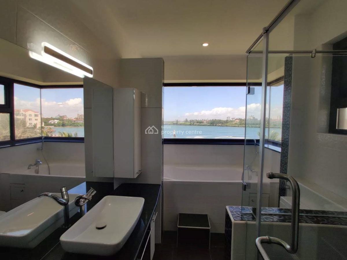 3br Furnished Oceanview Apartment in at English Point Residen, Nyali, Mombasa, Apartment for Rent