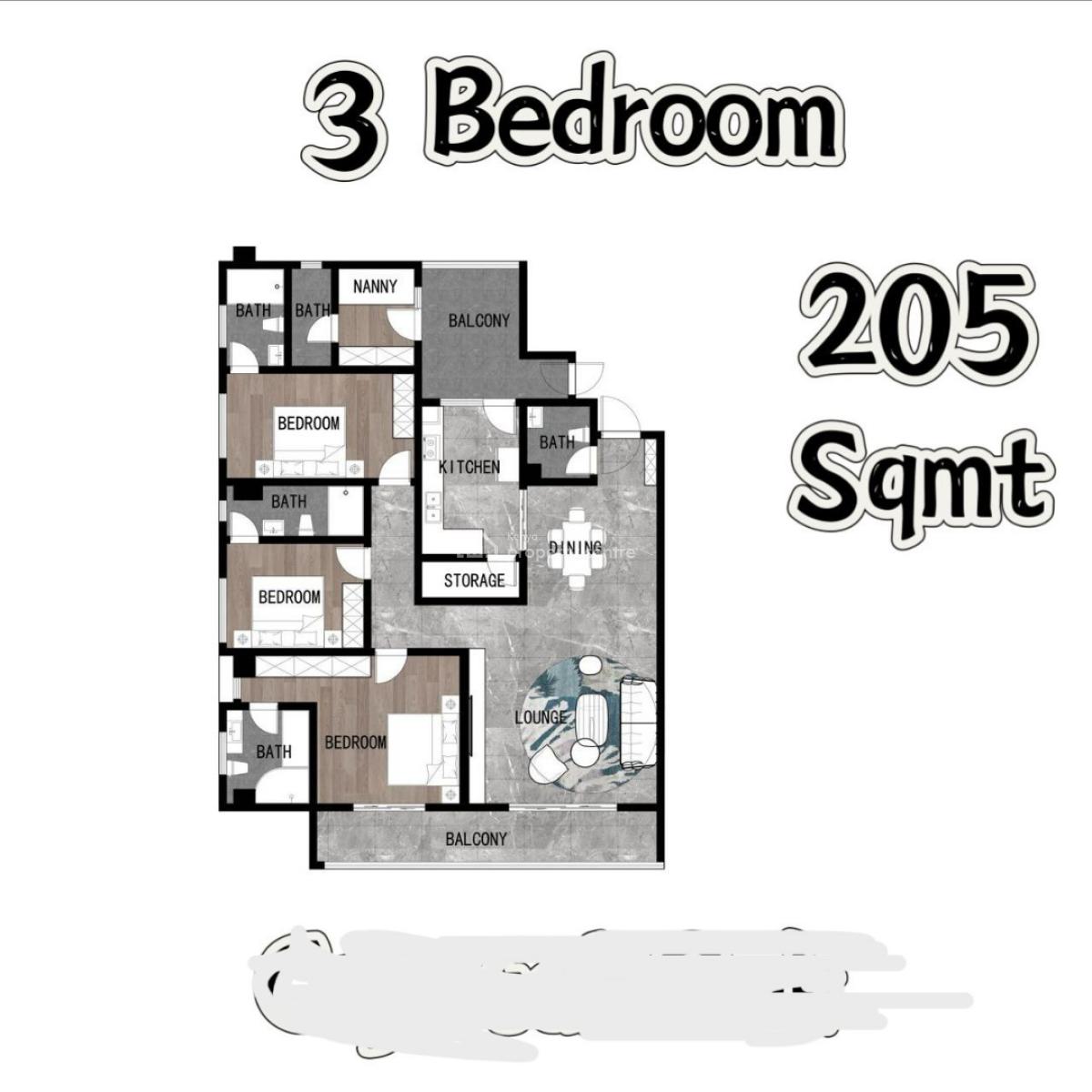 Five  Bedroom Plus Dsq Apartments + Study Room, Othaya Road, Kileleshwa, Nairobi, Apartment for Sale