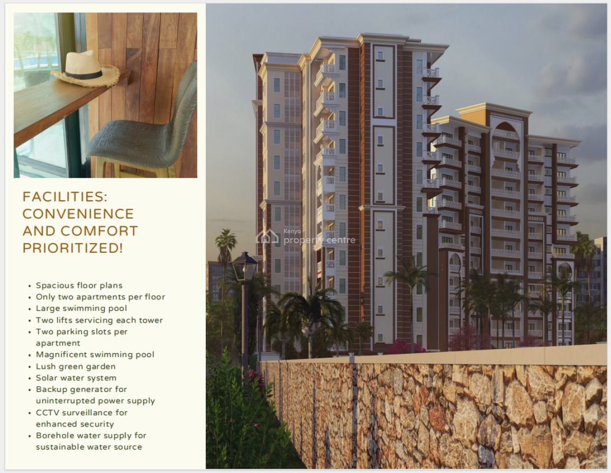 3bdrm Apartment Under Development in Nyali, Nyali, Mombasa, Apartment for Sale