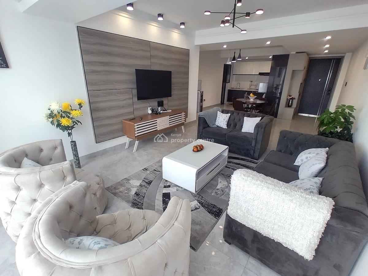Fully Furnished and Serviced 3 Bedroom Apartment with Dsq, Kilimani, Nairobi, Apartment for Rent