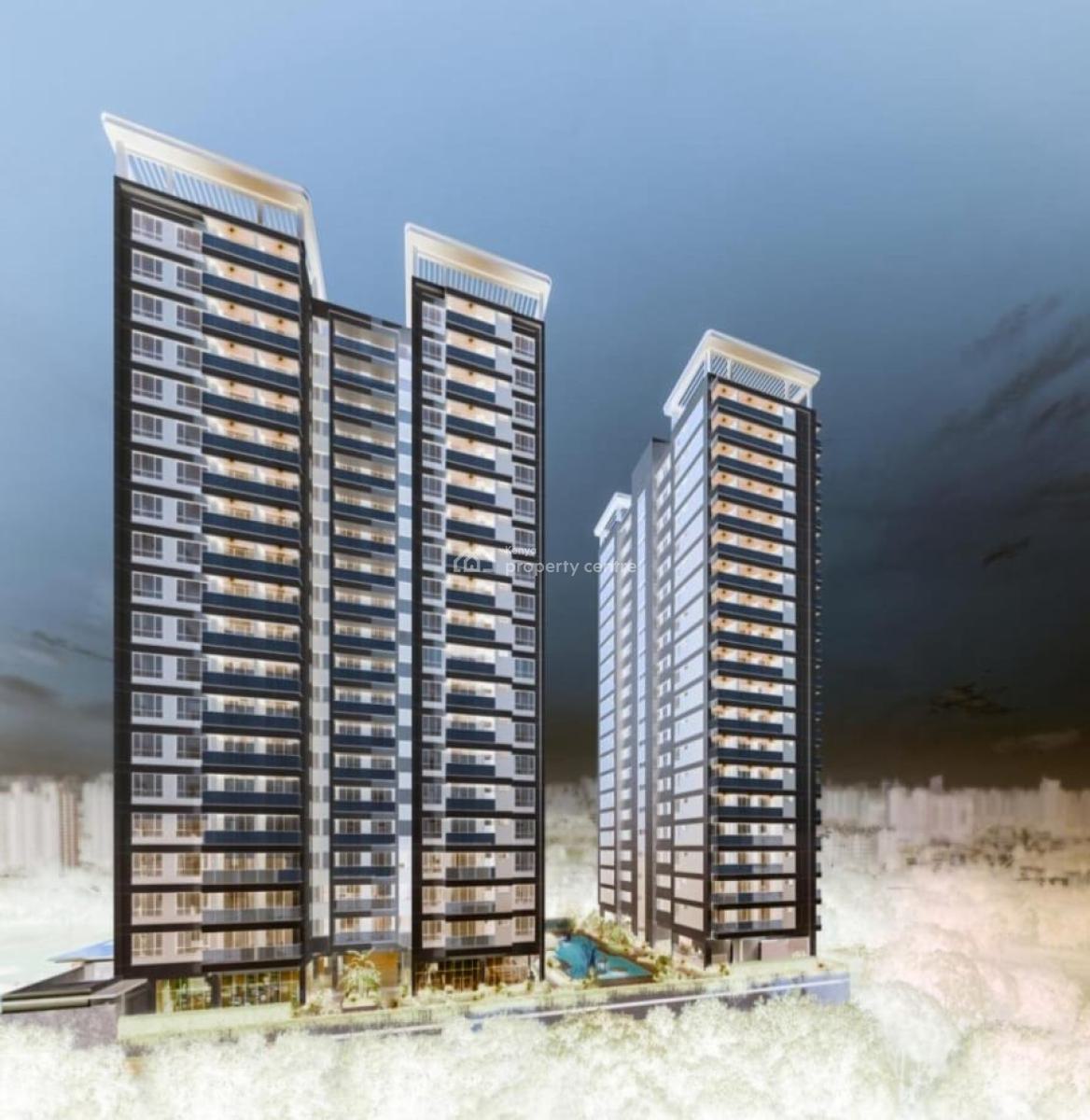 3 Bedroom, Study Room & Dsq of 225 Sqm, Off Church Road, Westlands, Nairobi, Apartment for Sale