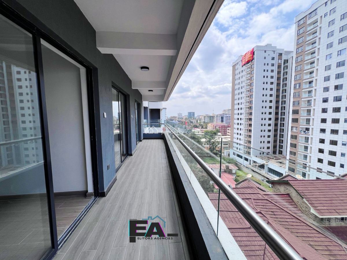 Newly Done 2 Bedroom Master Ensuite Plus Study Room, George Padmore Road, Kilimani, Nairobi, Apartment for Rent