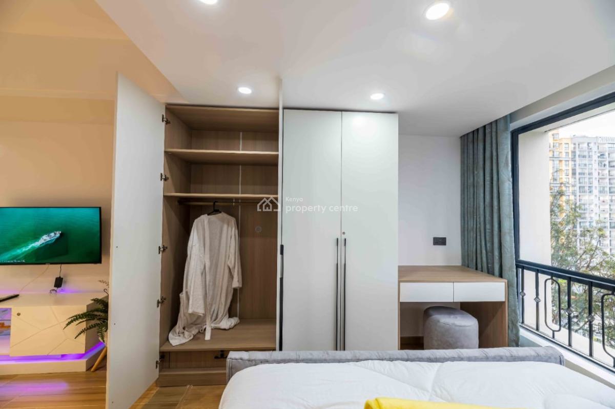Luxurious Studio Apartment Fully Furnished in Kilimani, Kilimani, Kilimani, Nairobi, Apartment for Rent