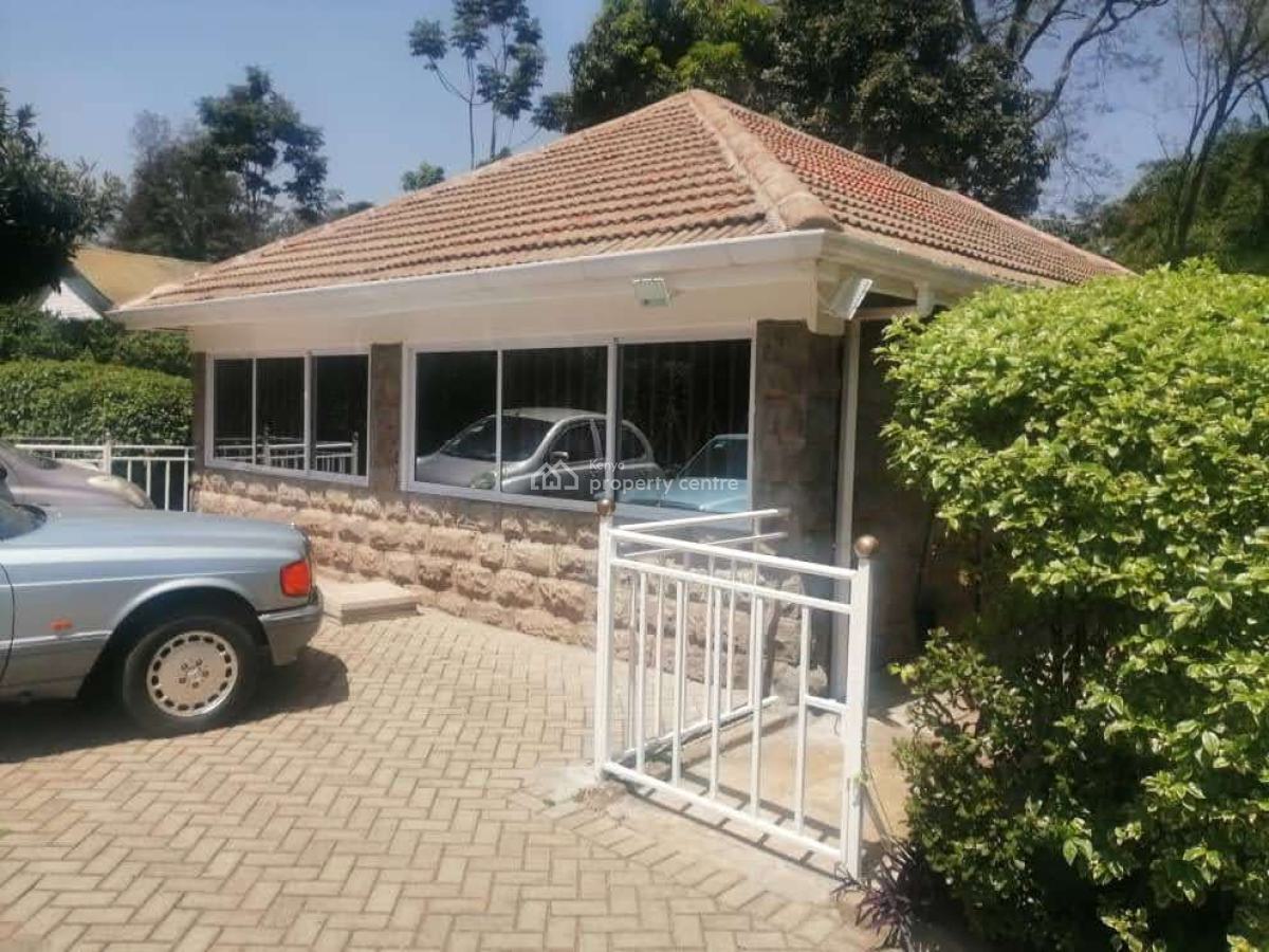 4 Bedroom House with 3dsq Office Garage on 1.2acres in Oldmuthaiga., Old Muthaiga, Muthaiga, Nairobi, House for Sale