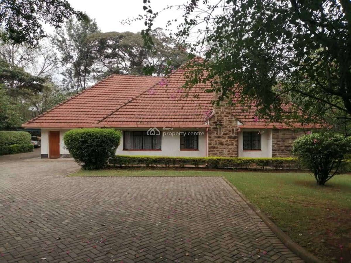 4 Bedroom House with 3dsq Office Garage on 1.2acres in Oldmuthaiga., Old Muthaiga, Muthaiga, Nairobi, House for Sale