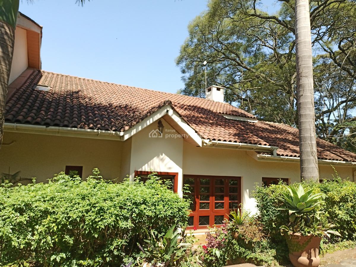 4 Bedroom House with 3dsq Office Garage on 2.1acres in Muthaiga., Old Muthaiga, Muthaiga, Nairobi, House for Sale
