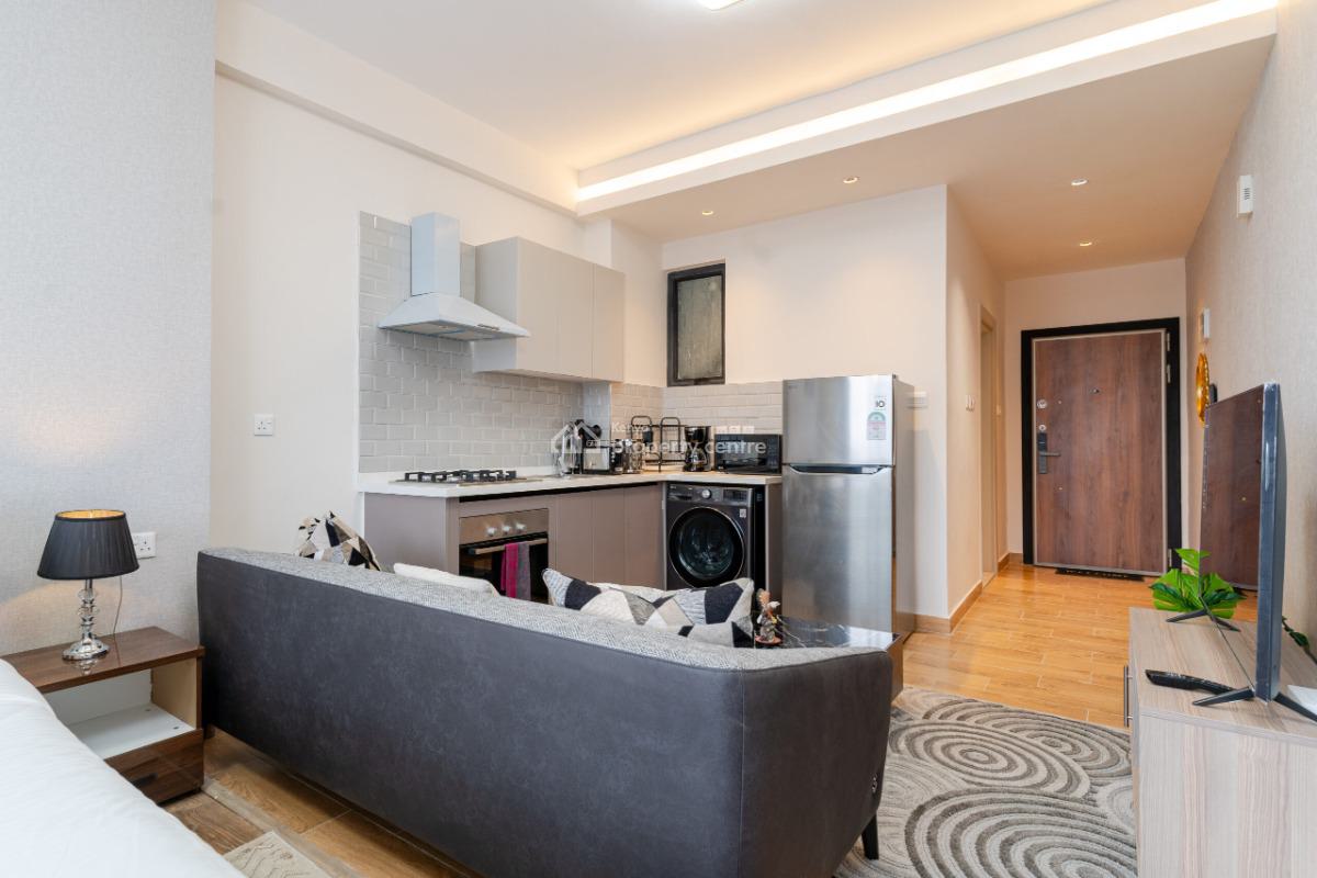 Fully Furnished and Serviced Studio Apartment in Kilimani, Argwings Kodhek Road, Kilimani, Nairobi, Apartment for Rent