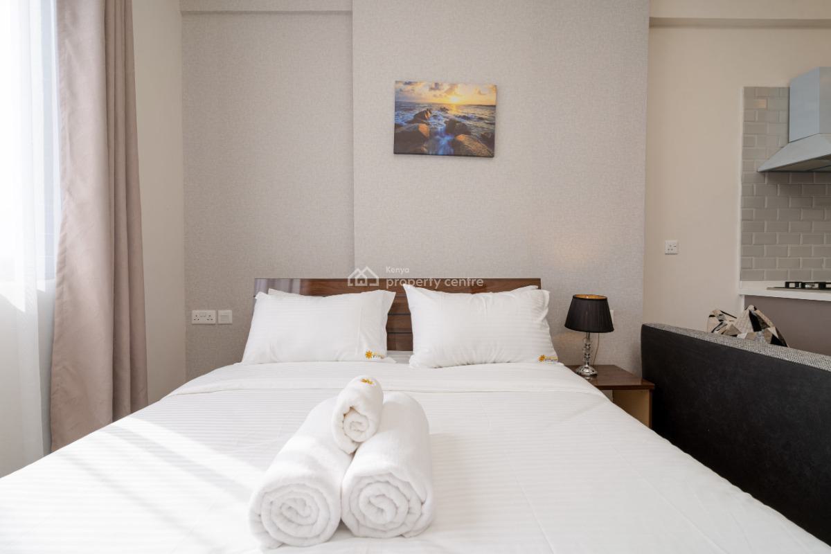 Fully Furnished and Serviced Studio Apartment in Kilimani, Argwings Kodhek Road, Kilimani, Nairobi, Apartment for Rent
