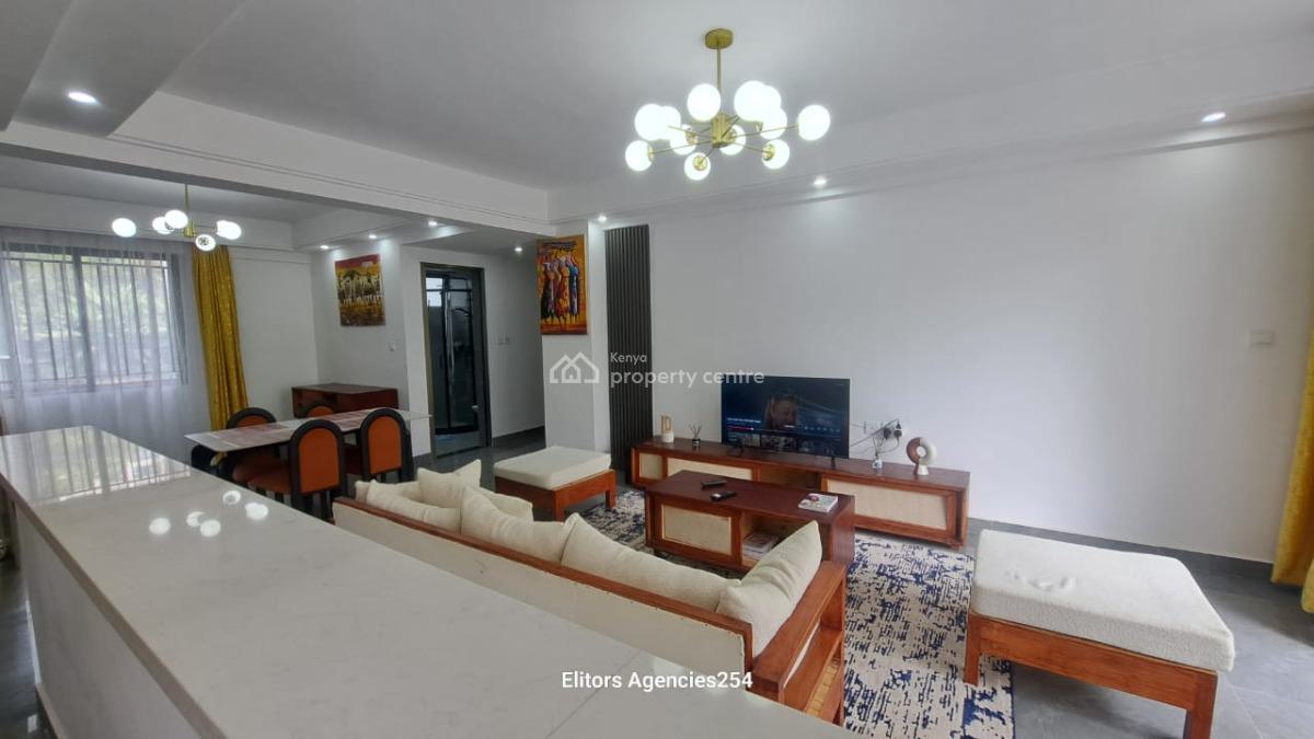 Fully Furnished 2 Bedroom Not Serviced, Riverside Drive, Westlands, Nairobi, Apartment for Rent
