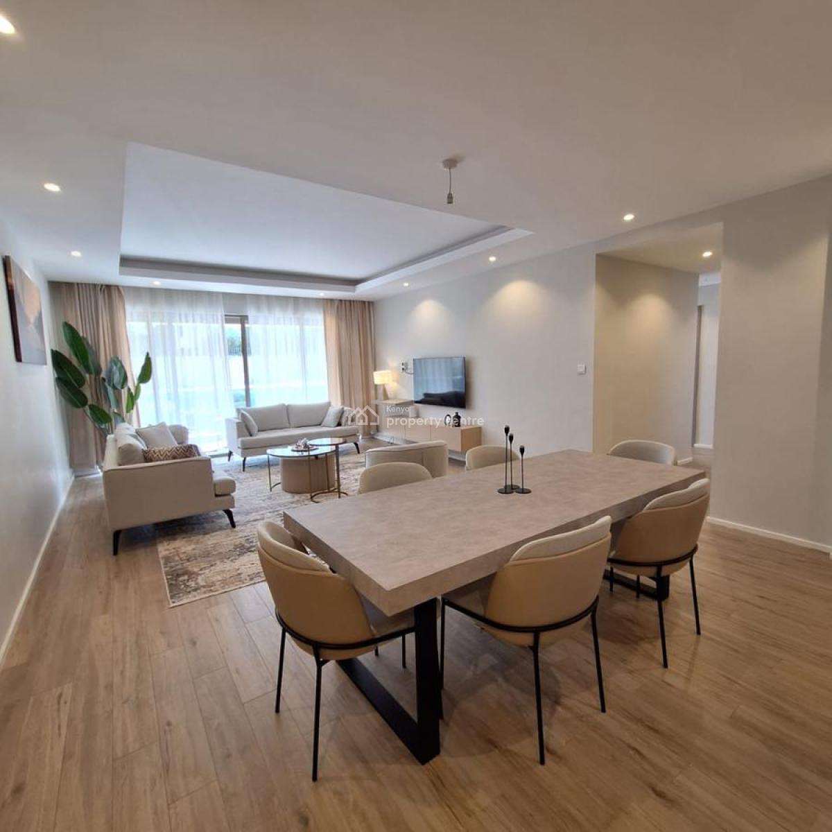 Fully Furnished and Serviced 3 Bedroom Apartment in Nyari, Redhill Road, Rosslyn, Westlands, Nairobi, Apartment for Rent