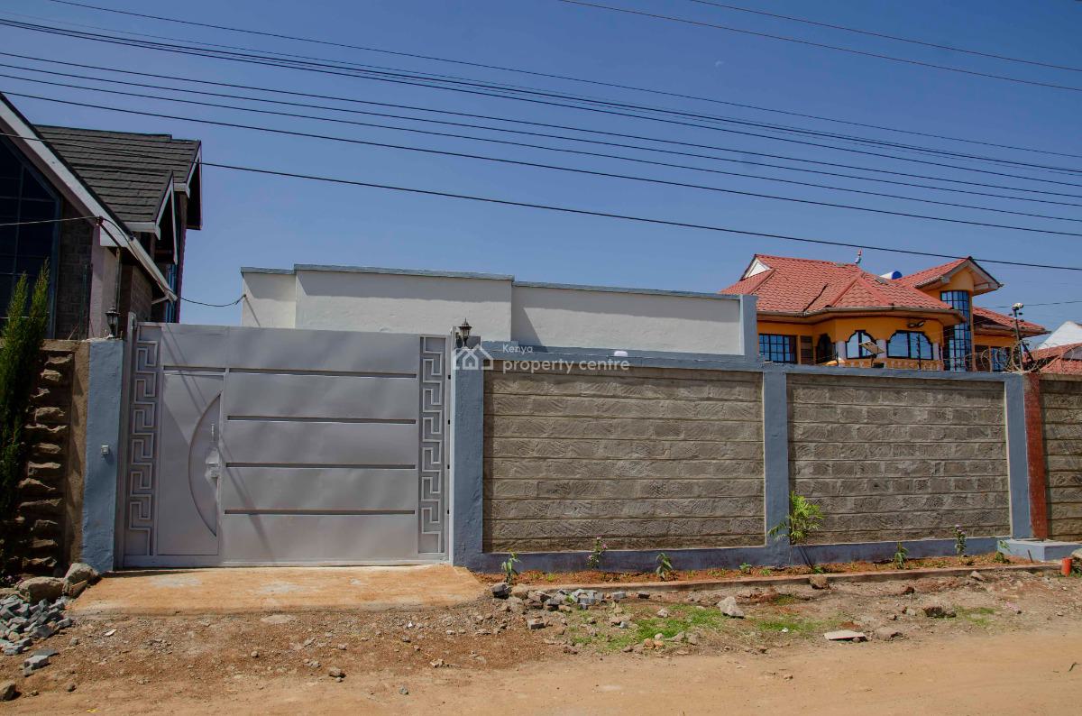 Modern 3 Bedroom Flatroof Bungalow in Secure Community, Juja South Estate, Juja, Kiambu, Detached Bungalow for Sale