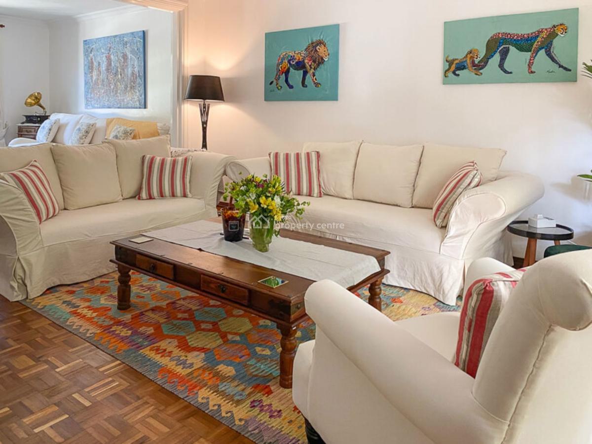 3 Bedroom Fully Furnished Apartment in Muthaiga, Muthaiga Road, Old Muthaiga, Muthaiga, Nairobi, Apartment for Rent