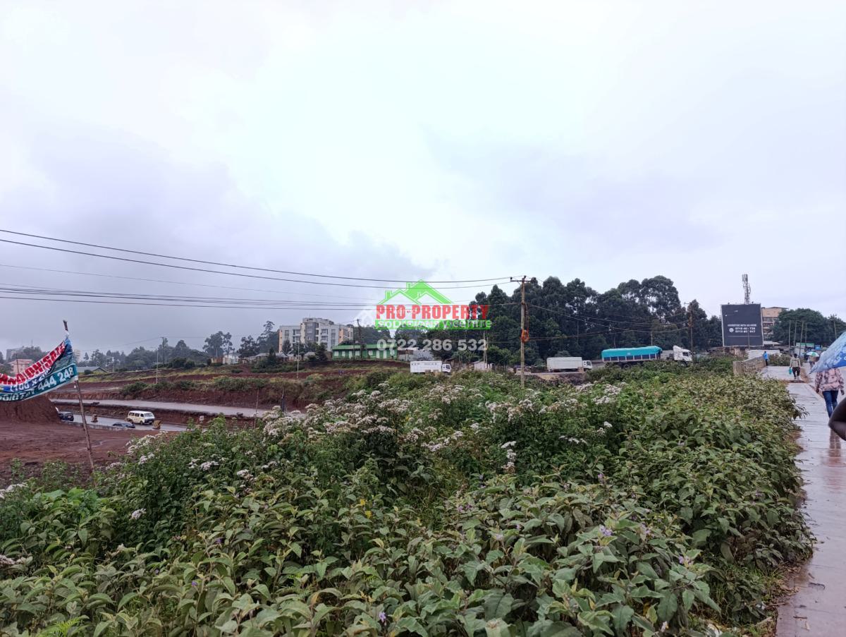 Prime Half Acre Commercial Land That Is Fronting Waiyaki Way, Gitaru, Thigio, Kikuyu, Kiambu, Commercial Land for Sale