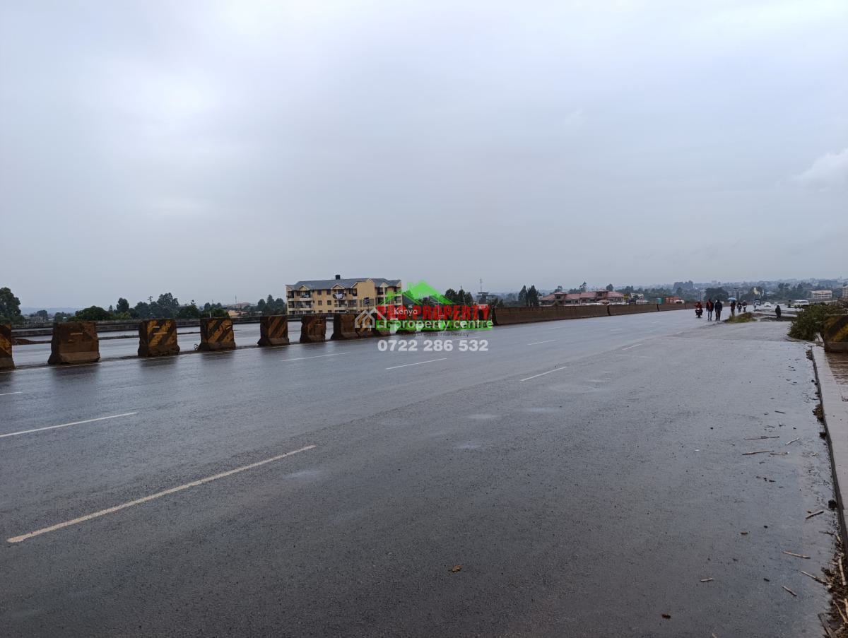 Prime Half Acre Commercial Land That Is Fronting Waiyaki Way, Gitaru, Thigio, Kikuyu, Kiambu, Commercial Land for Sale