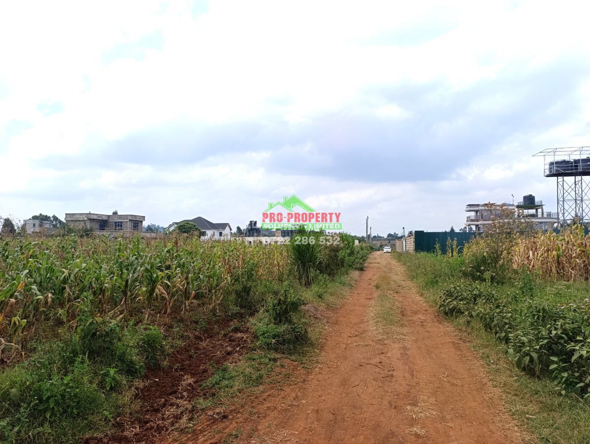 Prime Residential Plot Near Tarmac, Lusigetti, Kikuyu, Kiambu, Residential Land for Sale