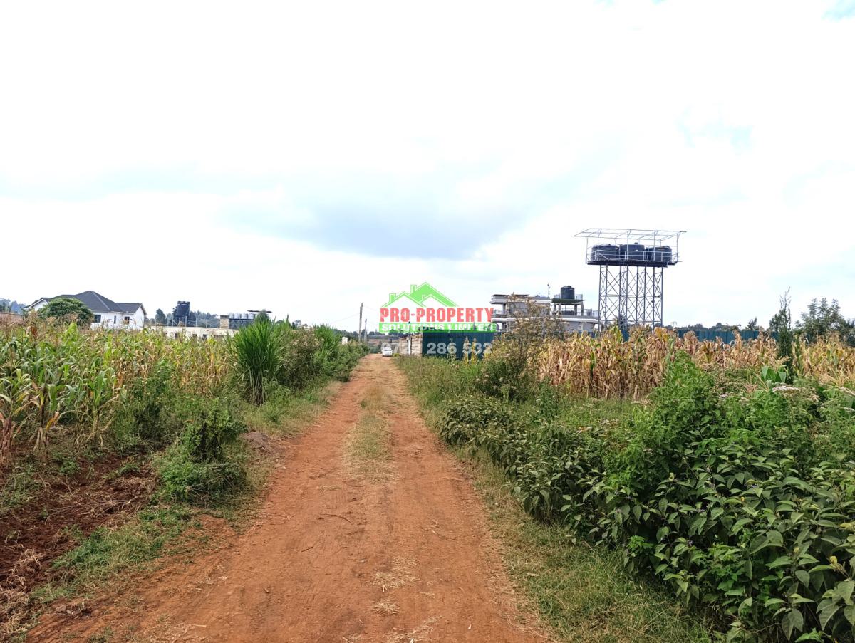 Prime Residential Plot Near Tarmac, Lusigetti, Kikuyu, Kiambu, Residential Land for Sale