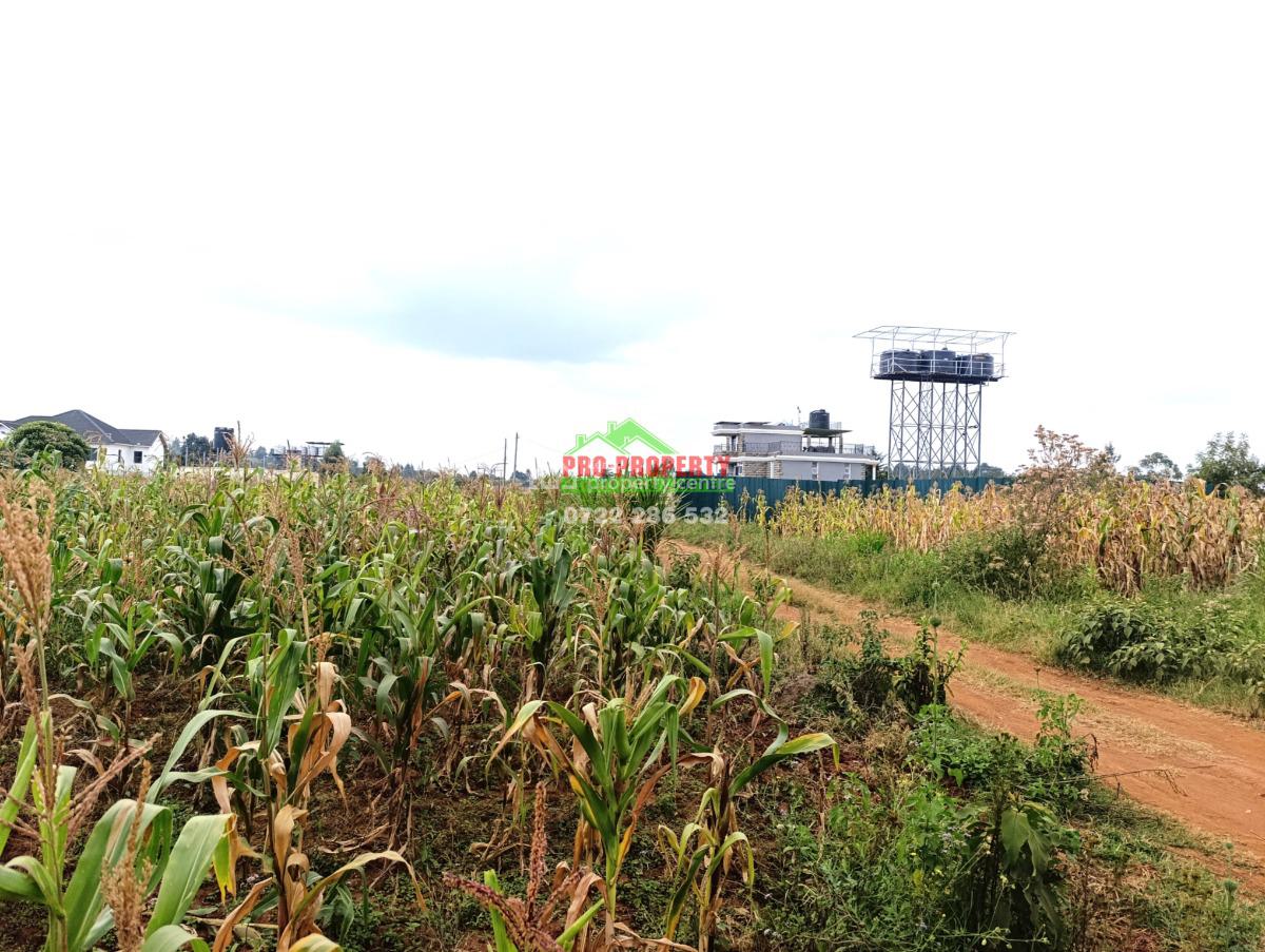 Prime Residential Plot Near Tarmac, Lusigetti, Kikuyu, Kiambu, Residential Land for Sale