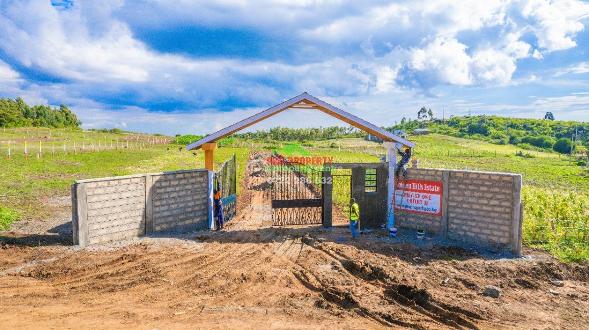 Gated Community Plots in Kikuyu, Golden Hills Estate Phase 1, Kamangu, Ndiguini, Kikuyu, Kiambu, Residential Land for Sale
