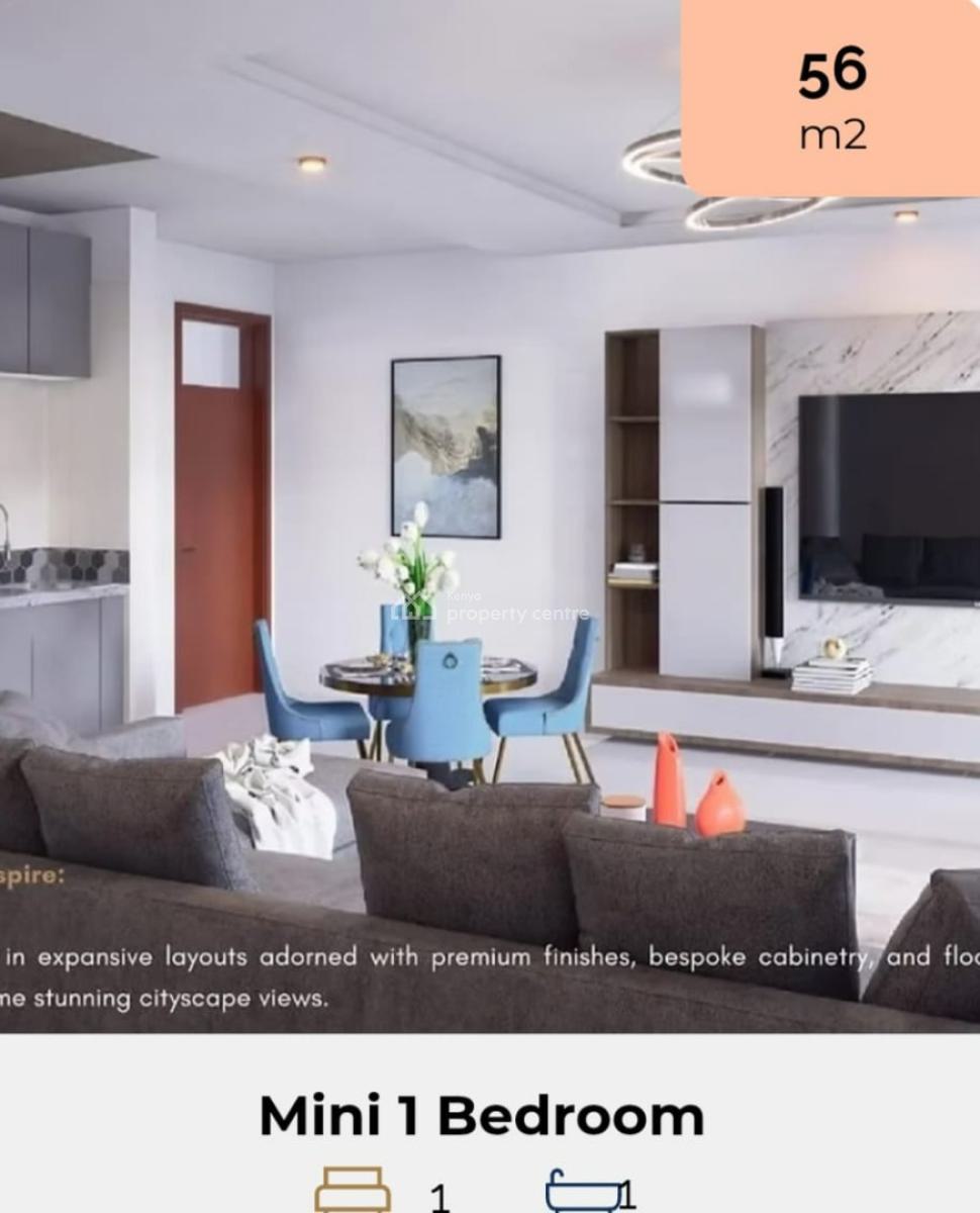 Fully Furnished Studio Apartments on Sports Road, Sports Road, Westlands, Nairobi, Bedsitter (single Room) for Sale