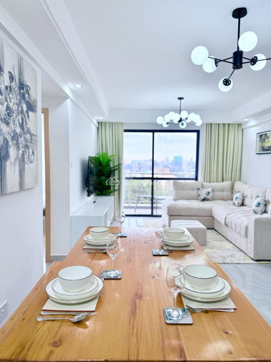 Fully Furnished and Serviced 2 Br Apartment with a Dsq, Westlands, Nairobi, Apartment for Rent