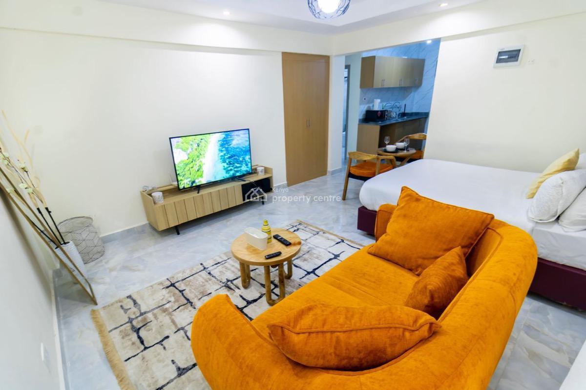 Fully Furnished and Serviced Studio Apartment Available, Kilimani, Nairobi, Apartment for Rent