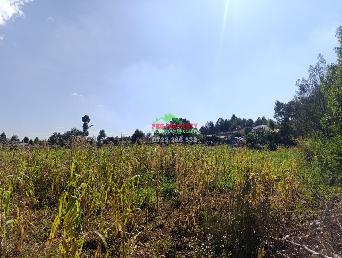 Residential Land in Kikuyu -- Ondiri  1/4 Acre (100x100ft), Ondiri - Karai, Kikuyu, Kiambu, Residential Land for Sale