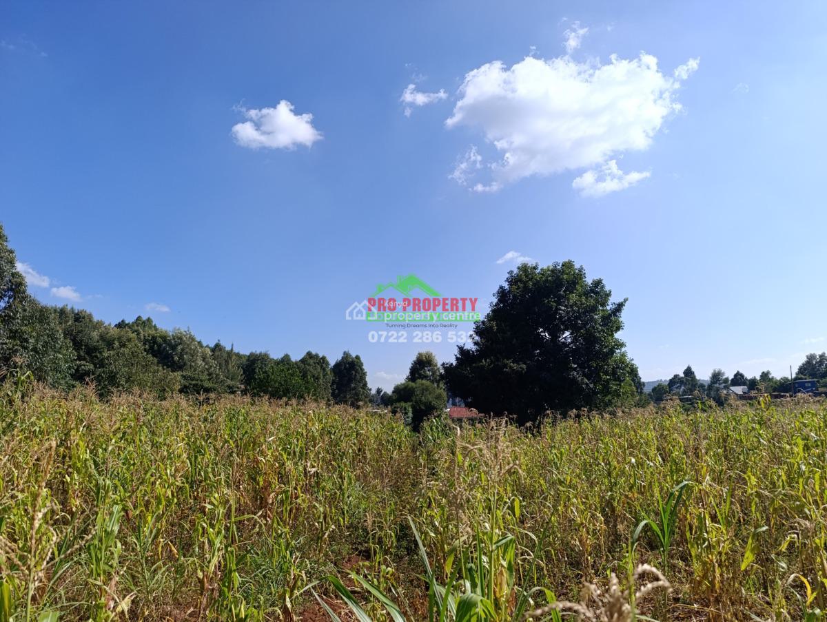 Residential Land in Kikuyu -- Ondiri  1/4 Acre (100x100ft), Ondiri - Karai, Kikuyu, Kiambu, Residential Land for Sale