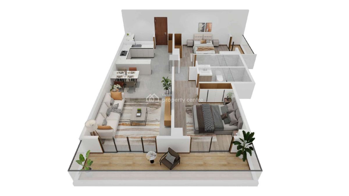 Stylish 2 Bedroom Apartment -- Brookside, Westlands, Brookside, Westlands, Nairobi, Apartment for Sale