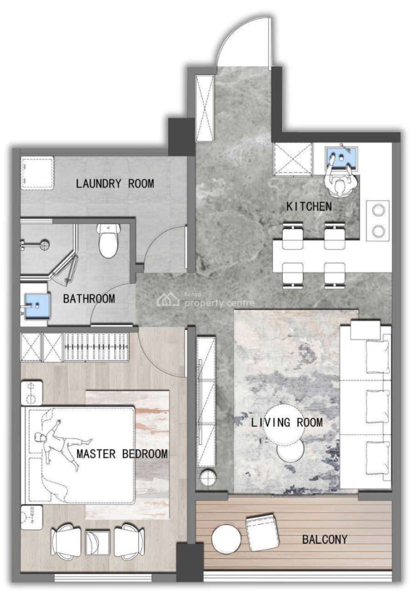 Stylish 2 Bedroom Apartment -- Brookside, Westlands, Brookside, Westlands, Nairobi, Apartment for Sale