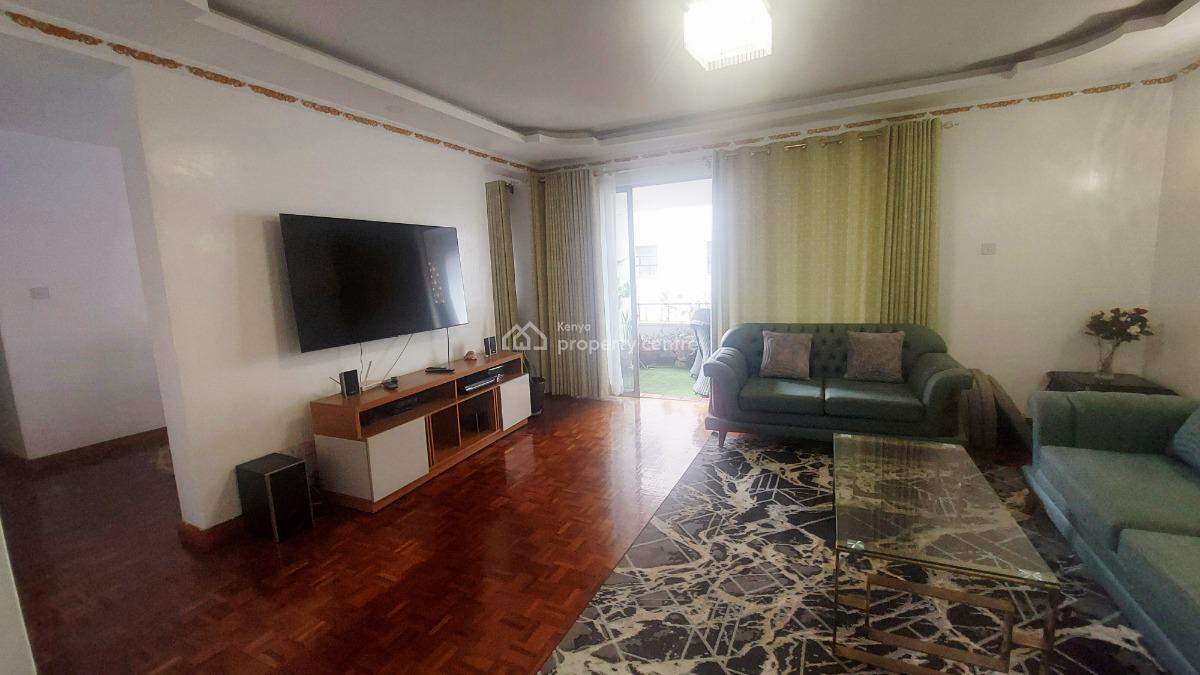 Fully Furnished 3 Bedroom Apartment in Kilimani, Off Denis Pritt Road, Kilimani, Nairobi, Apartment for Rent
