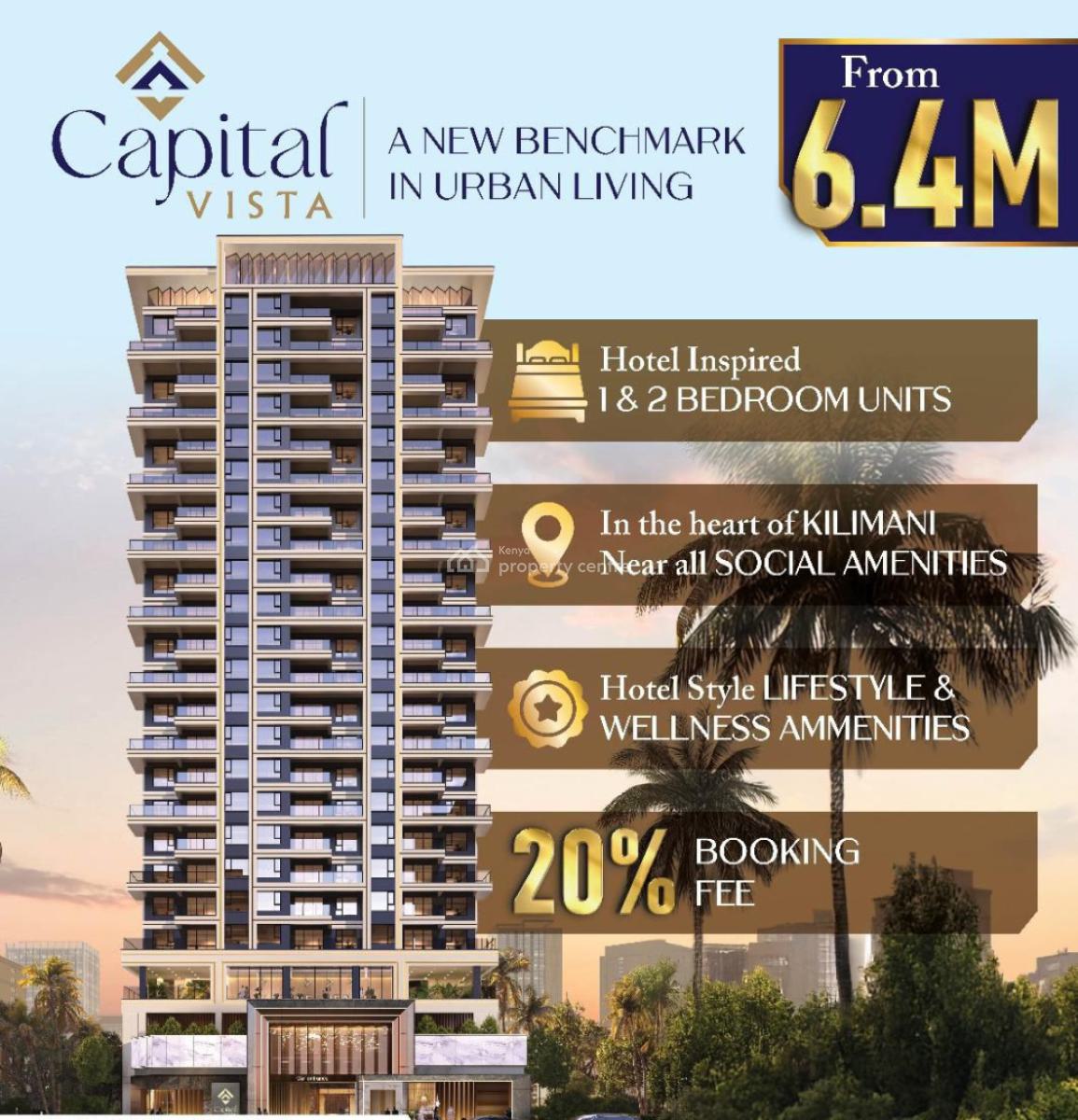 Capital Vista Apartments -- Premium Urban Living in Kilimani, Chania Avenue, Kilimani, Nairobi, Apartment for Sale