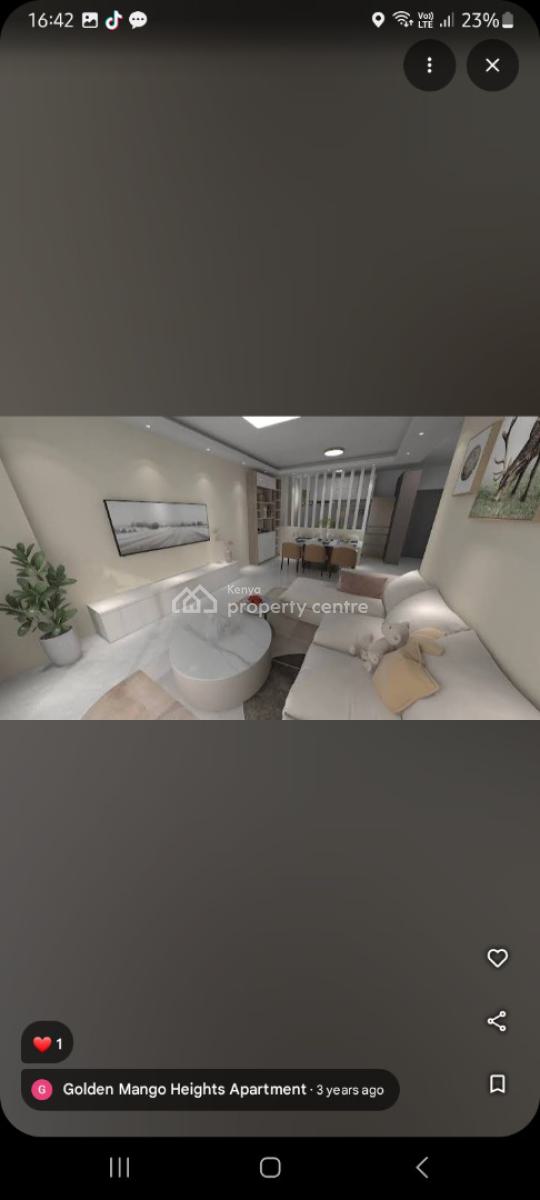 Ready Executive 2 Bedroom Apartment in Kilimani, Kilimani, Nairobi, Apartment for Sale