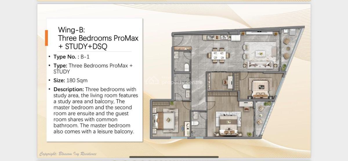 Modern Spacious 3 Bedrooms Apartments + Study Room + Dsq, Kileleshwa, Kileleshwa, Nairobi, Apartment for Sale