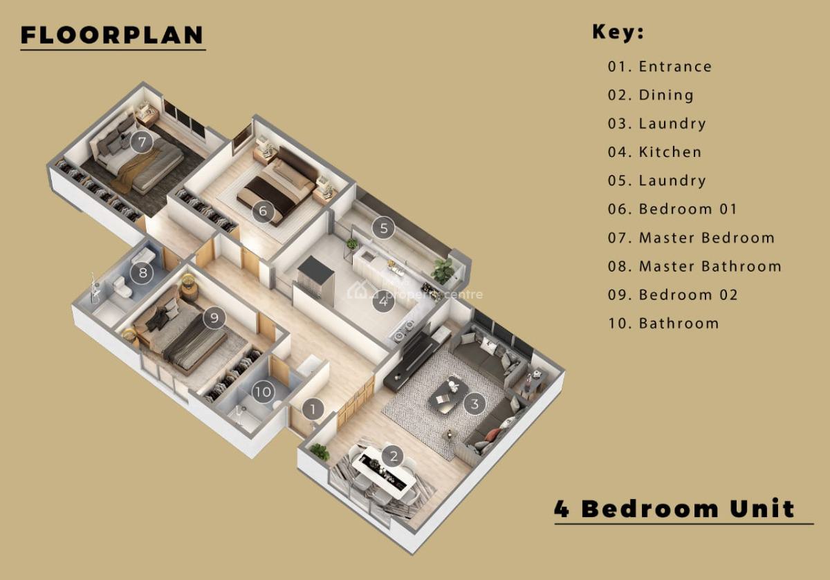 Luxury 2&3 Bedrooms with Stylish Modern Finishings., Rumi Road, South C, Nairobi West, Nairobi, Apartment for Sale