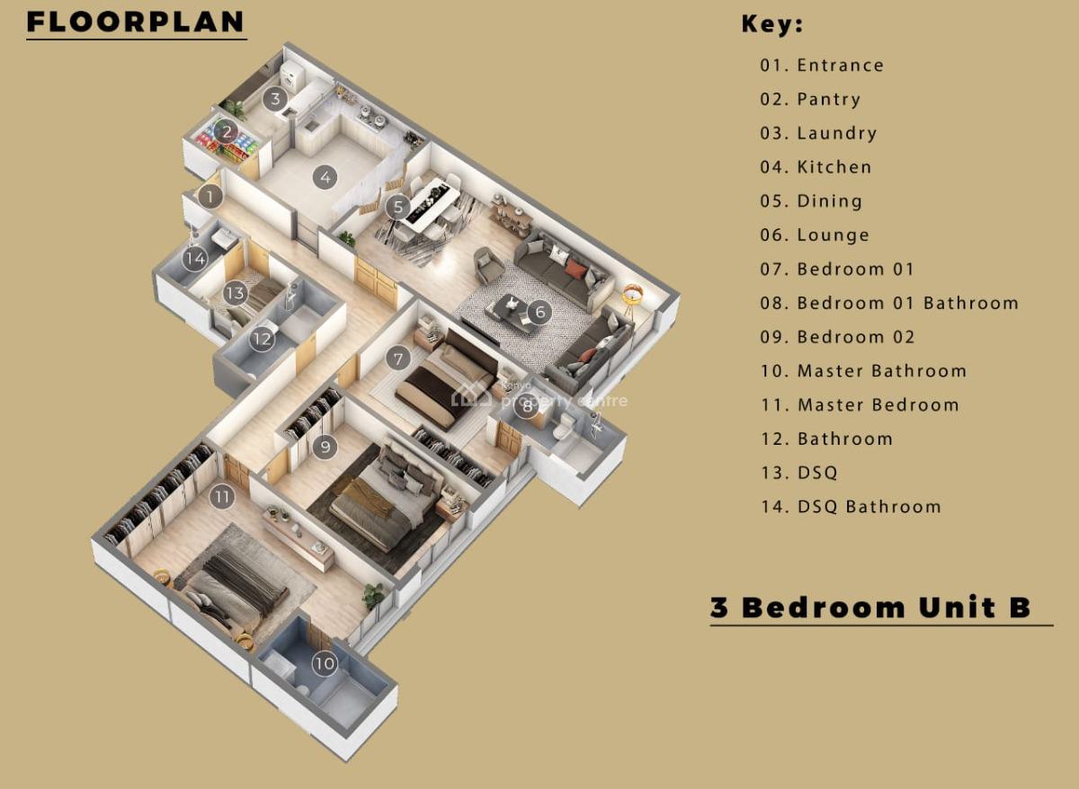 Luxury 2&3 Bedrooms with Stylish Modern Finishings., Rumi Road, South C, Nairobi West, Nairobi, Apartment for Sale