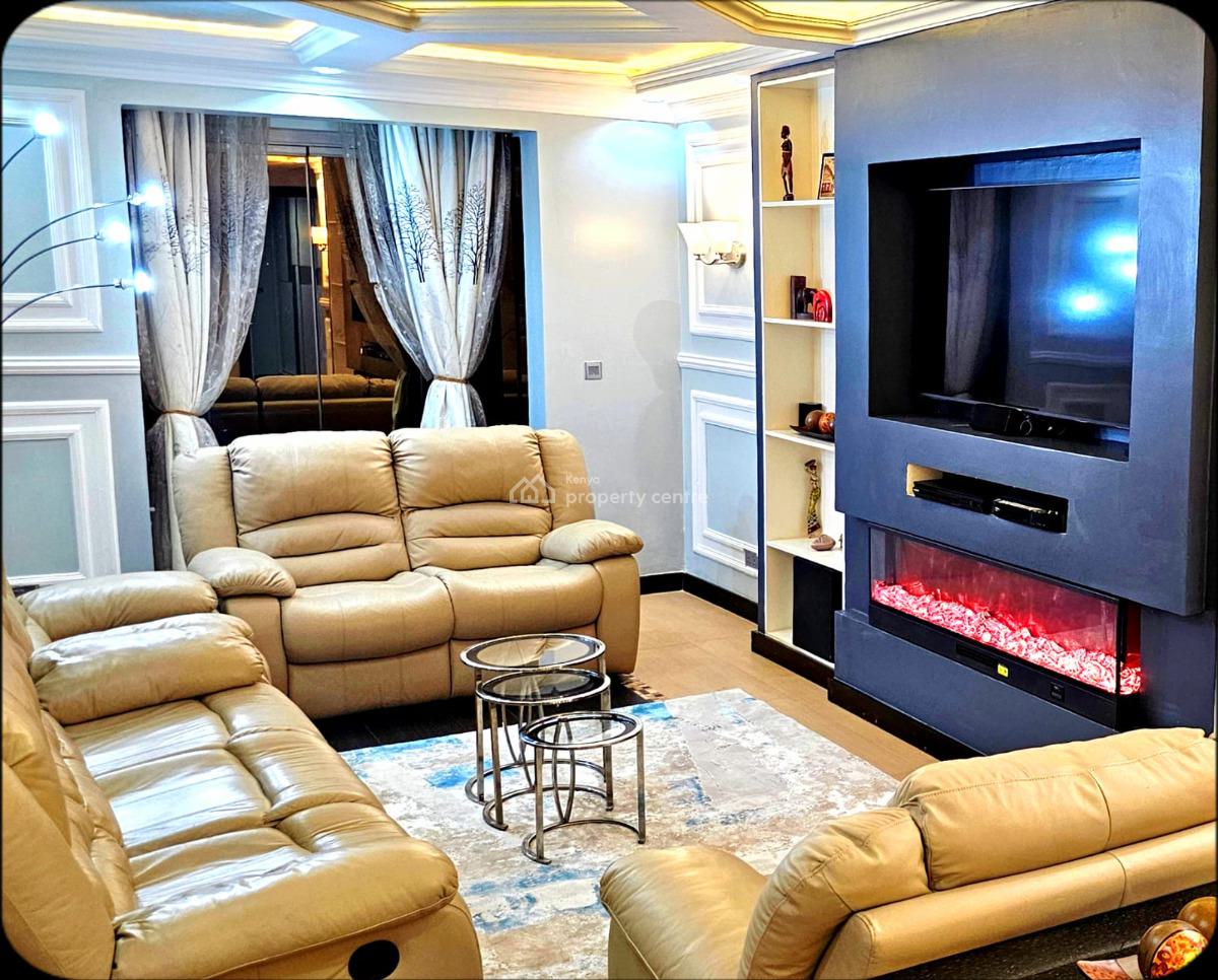 Fully Furnished 3-bedroom Apartment at Riverside Drive, Nairobi, Riverside Drive, Westlands, Nairobi, Apartment for Rent