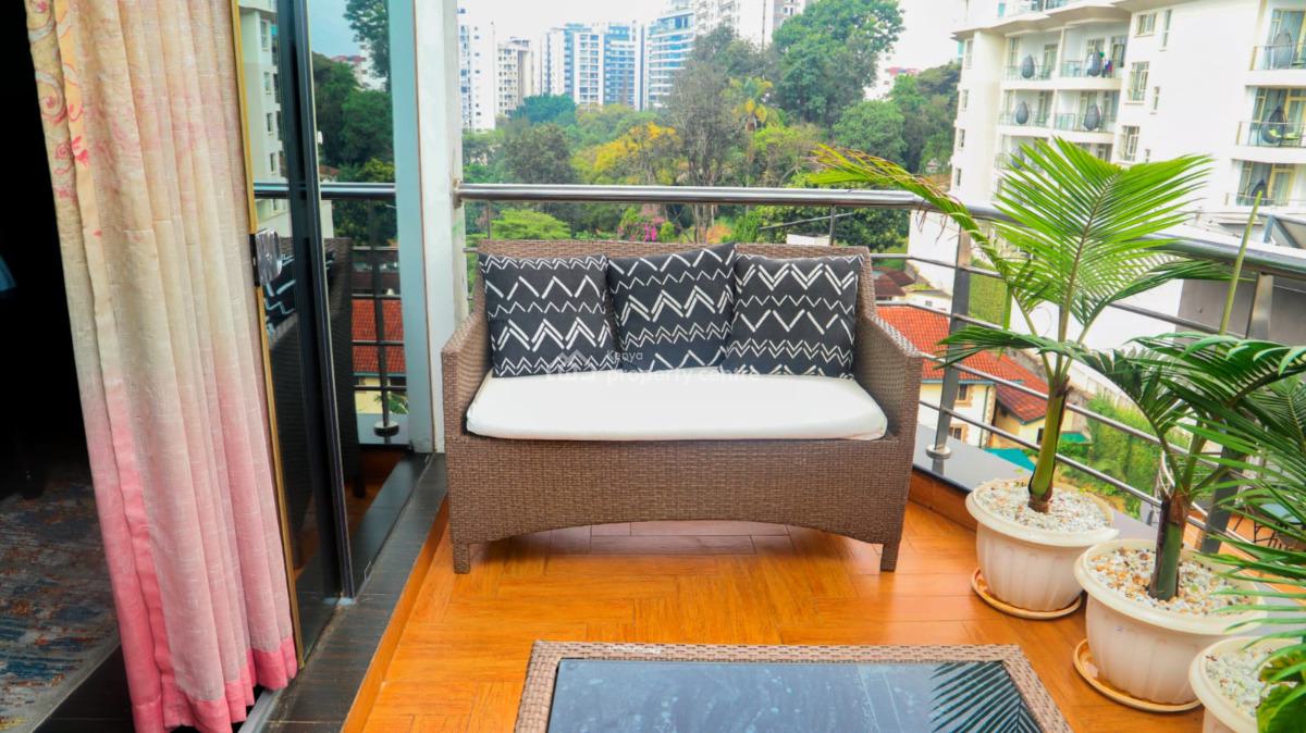 Fully Furnished 3-bedroom Apartment at Riverside Drive, Nairobi, Riverside Drive, Westlands, Nairobi, Apartment for Rent