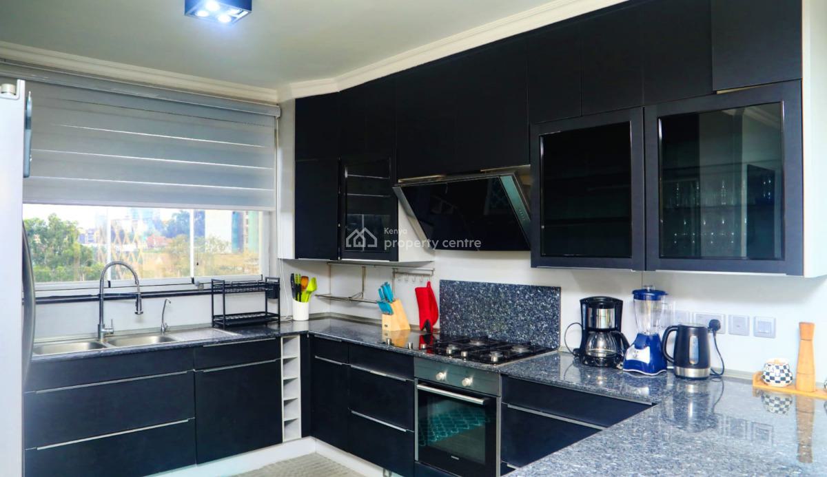 Fully Furnished 3-bedroom Apartment at Riverside Drive, Nairobi, Riverside Drive, Westlands, Nairobi, Apartment for Rent