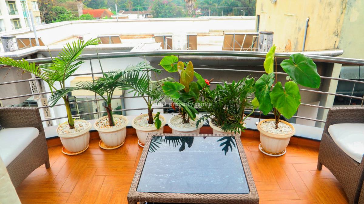 Fully Furnished 3-bedroom Apartment at Riverside Drive, Nairobi, Riverside Drive, Westlands, Nairobi, Apartment for Rent
