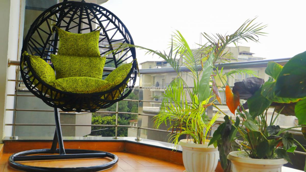 Fully Furnished 3-bedroom Apartment at Riverside Drive, Nairobi, Riverside Drive, Westlands, Nairobi, Apartment for Rent