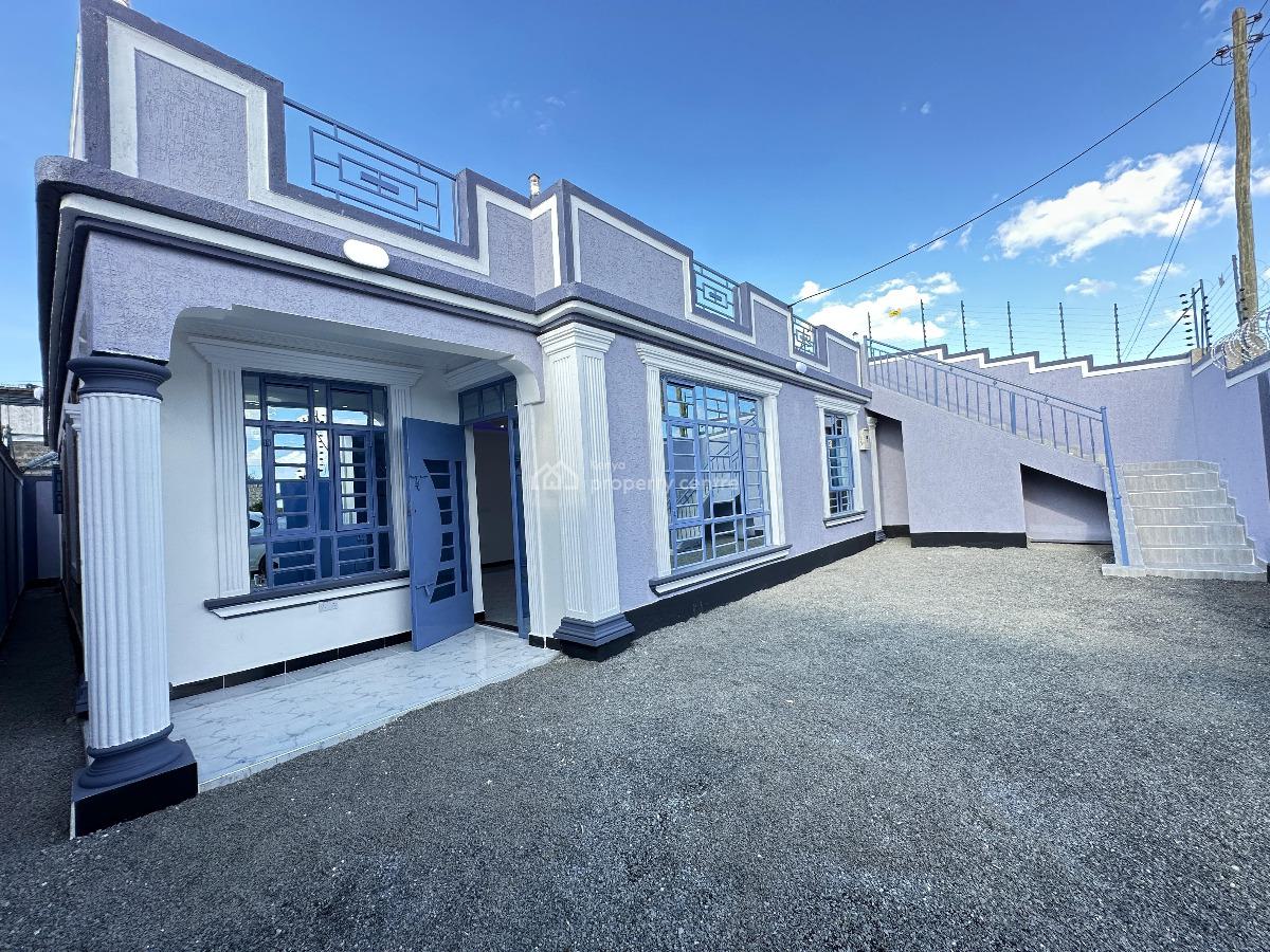 Brand New Modern Flat Roof 3-bedroom House Ruiru Kimbo, Murera, Near Matangi Junction, Ruiru, Kiambu, House for Sale