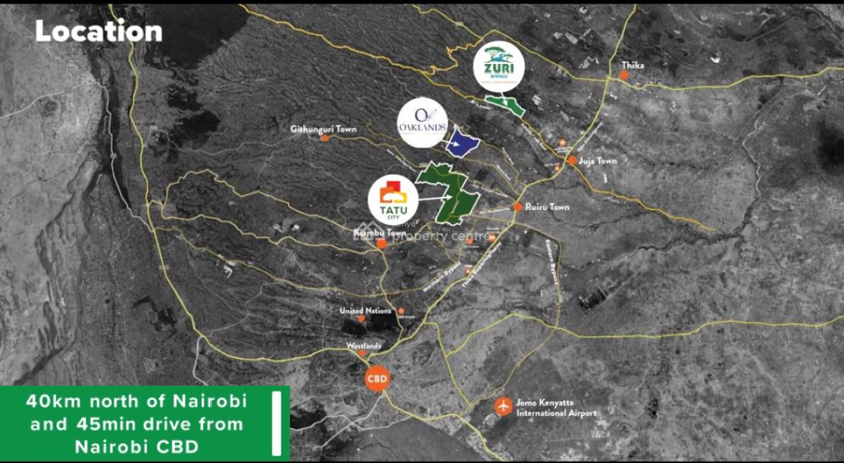 Build Your Forever Home in a Safe, Green Estate Near Nairobi, Zuri Springs Estate, Juja, Kiambu, Residential Land for Sale
